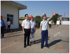 AC米兰油库迎接湘潭高新区安全生产专项检查